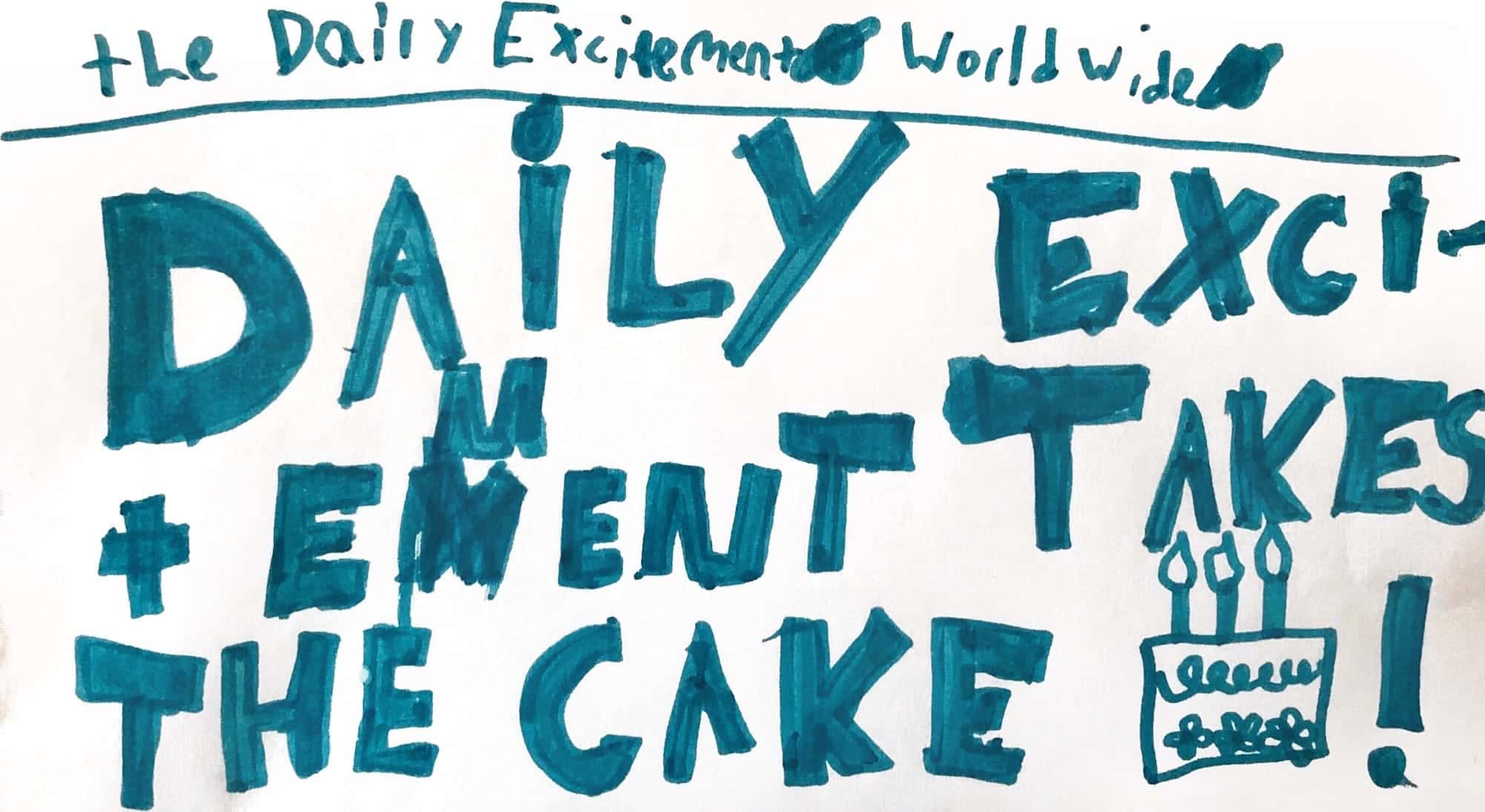 The Daily Excitement Worldwide: Daily Excitement Takes The Cake!